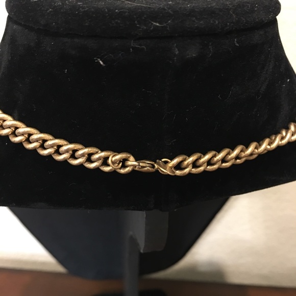 15" BRUSHED GOLD NECKLACE by EXPRESS - Picture 5 of 5